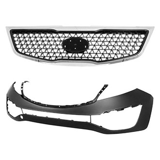 TruParts® - 2-Piece (Front Bumper Cover, Grille) (CAPA Certified)