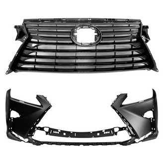 TruParts® - 2-Piece (Front Bumper Cover, Grille) (CAPA Certified)