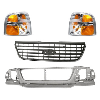TruParts® - 4-Piece (Grille, Front Driver and Passenger Side Turn Signal/Corner Light, Header Panel) (Standard Line)