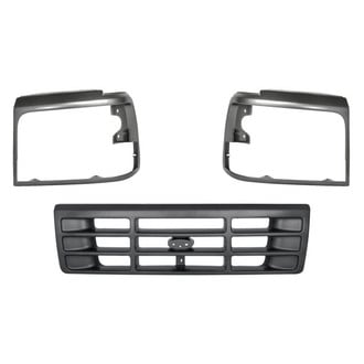 TruParts® - 3-Piece (Center Grille, Driver and Passenger Side Headlight Bezel) (Standard Line)
