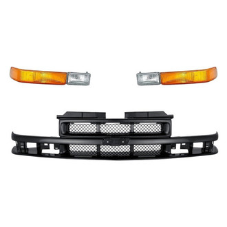 TruParts® - 3-Piece (Grille, Front Driver and Passenger Side Turn Signal/Parking Light) (Standard Line)