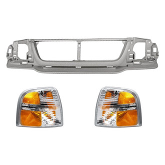 TruParts® - 3-Piece (Front Driver and Passenger Side Turn Signal/Corner Light, Header Panel) (Standard Line)