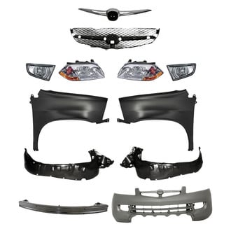 TruParts® - 12-Piece Kit (Headlights, Front Bumper Cover, Front Bumper Reinforcement, Grille, Grille Bar, Front Fenders, Front Fender Liners, Fog Lights) (Standard Line)