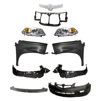 TruParts® - 10-Piece Kit (Headlights, Front Bumper Cover, Front Bumper Reinforcement, Grille Bar, Front Driver and Passenger Side Fenders, Front Driver and Passenger Side Fender Liners, Radiator Support) (Standard Line)