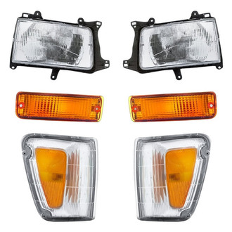 TruParts® - 6-Piece Kit (Driver and Passenger Side Headlights, Driver and Passenger Side Turn Signal/Corner Lights, Driver and Passenger Side Turn Signal/Parking Lights) (Standard Line)