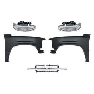 TruParts® - 5-Piece Kit (Driver and Passenger Side Headlights, Grille, Driver and Passenger Side Fenders) (Standard Line)
