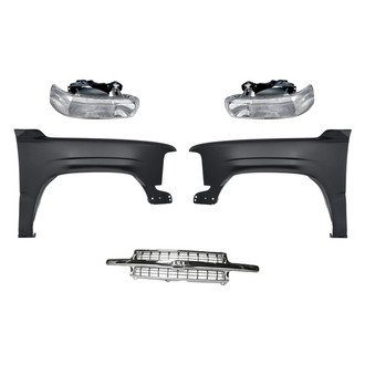 TruParts® - 5-Piece Kit (Driver and Passenger Side Headlights, Grille, Driver and Passenger Side Fenders) (Standard Line)