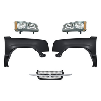 TruParts® - 5-Piece Kit (Driver and Passenger Side Headlights, Grille, Driver and Passenger Side Fenders) (Standard Line)