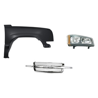 TruParts® - 3-Piece Kit (Passenger Side Headlight, Grille, Front Passenger Side Fender) (Standard Line)