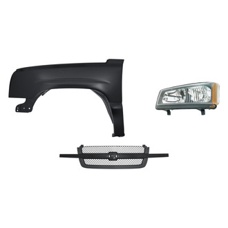 TruParts® - 3-Piece Kit (Driver Side Headlight, Grille, Front Driver Side Fender) (Standard Line)