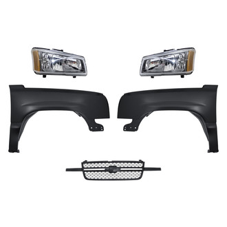 TruParts® - 5-Piece Kit (Driver and Passenger Side Headlights, Grille, Driver and Passenger Side Fenders) (Standard Line)