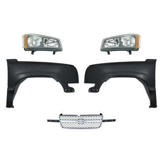TruParts® - 5-Piece Kit (Driver and Passenger Side Headlights, Grille, Driver and Passenger Side Fenders) (Standard Line)