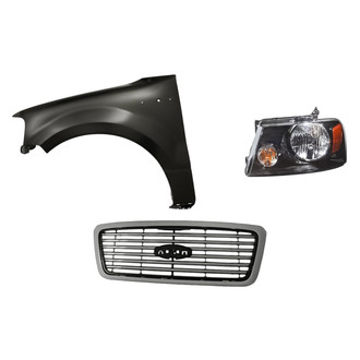 TruParts® - 3-Piece Kit (Driver Side Headlight, Grille, Front Driver Side Fender) (Standard Line)