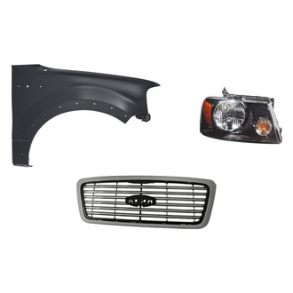 TruParts® - 3-Piece Kit (Passenger Side Headlight, Grille, Front Passenger Side Fender) (Standard Line)