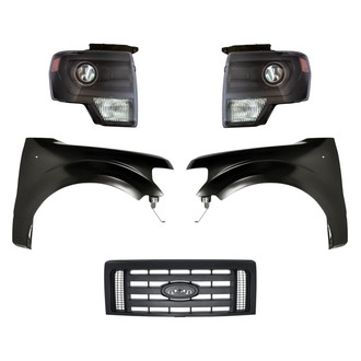 TruParts® - 5-Piece Kit (Driver and Passenger Side Headlights, Grille, Driver and Passenger Side Fenders) (Standard Line)