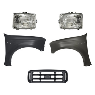 TruParts® - 5-Piece Kit (Driver and Passenger Side Headlights, Grille, Driver and Passenger Side Fenders) (Standard Line)