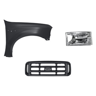 TruParts® - 3-Piece Kit (Passenger Side Headlight, Grille, Front Passenger Side Fender) (Standard Line)