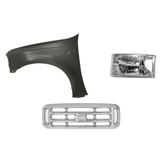 TruParts® - 3-Piece Kit (Driver Side Headlight, Grille, Front Driver Side Fender) (Standard Line)