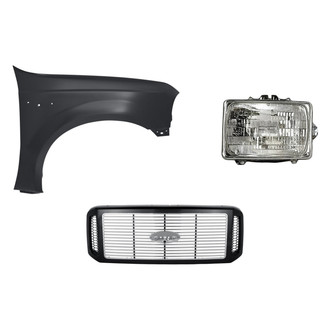TruParts® - 3-Piece Kit (Passenger Side Headlight, Grille, Front Passenger Side Fender) (Standard Line)