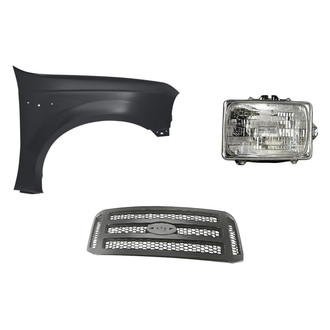 TruParts® - 3-Piece Kit (Passenger Side Headlight, Grille, Front Passenger Side Fender) (Standard Line)