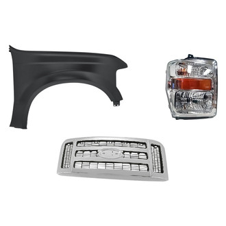 TruParts® - 3-Piece Kit (Passenger Side Headlight, Grille, Front Passenger Side Fender) (Standard Line)