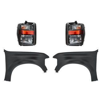 TruParts® - 4-Piece Kit (Driver and Passenger Side Headlights, Driver and Passenger Side Fenders) (Standard Line)