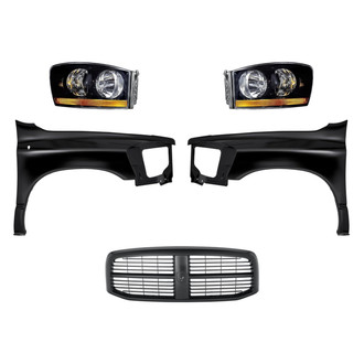 TruParts® - 5-Piece Kit (Driver and Passenger Side Headlights, Grille, Driver and Passenger Side Fenders) (Standard Line)