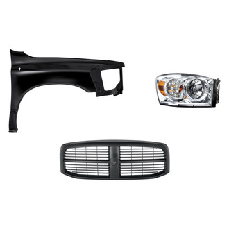 TruParts® - 3-Piece Kit (Passenger Side Headlight, Grille, Front Passenger Side Fender) (Standard Line)