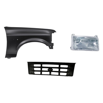TruParts® - 3-Piece Kit (Passenger Side Headlight, Grille, Front Passenger Side Fender) (Standard Line)