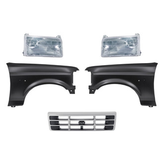 TruParts® - 5-Piece Kit (Driver and Passenger Side Headlights, Grille, Driver and Passenger Side Fenders) (Standard Line)