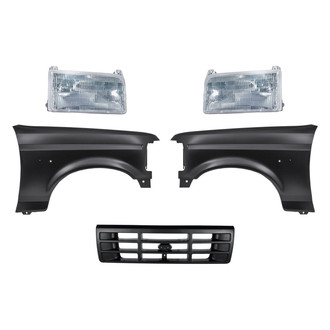 TruParts® - 5-Piece Kit (Driver and Passenger Side Headlights, Grille, Driver and Passenger Side Fenders) (Standard Line)
