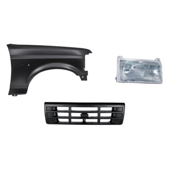 TruParts® - 3-Piece Kit (Passenger Side Headlight, Grille, Front Passenger Side Fender) (Standard Line)
