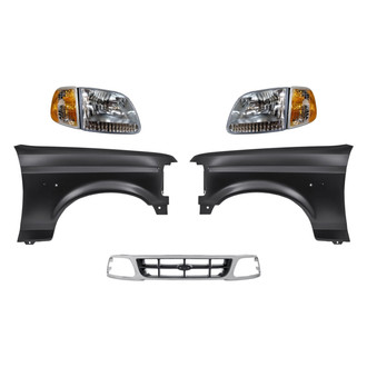 TruParts® - 5-Piece Kit (Driver and Passenger Side Headlights, Grille, Driver and Passenger Side Fenders) (Standard Line)