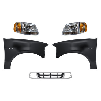 TruParts® - 5-Piece Kit (Driver and Passenger Side Headlights, Grille, Driver and Passenger Side Fenders) (Standard Line)