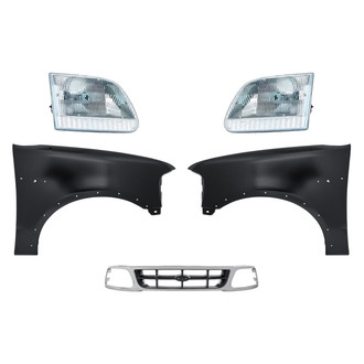 TruParts® - 5-Piece Kit (Driver and Passenger Side Headlights, Grille, Driver and Passenger Side Fenders) (Standard Line)