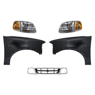 TruParts® - 5-Piece Kit (Driver and Passenger Side Headlights, Grille, Driver and Passenger Side Fenders) (Standard Line)