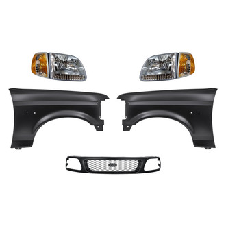 TruParts® - 5-Piece Kit (Driver and Passenger Side Headlights, Grille, Driver and Passenger Side Fenders) (Standard Line)