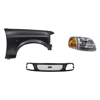 TruParts® - 3-Piece Kit (Passenger Side Headlight, Grille, Front Passenger Side Fender) (Standard Line)