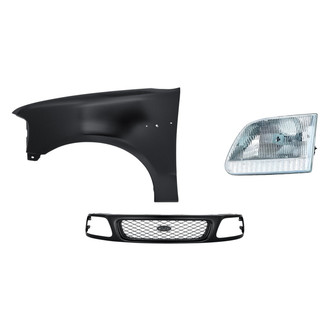 TruParts® - 3-Piece Kit (Driver Side Headlight, Grille, Front Driver Side Fender) (Standard Line)