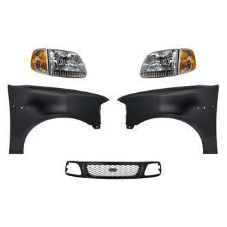 TruParts® - 5-Piece Kit (Driver and Passenger Side Headlights, Grille, Driver and Passenger Side Fenders) (Standard Line)