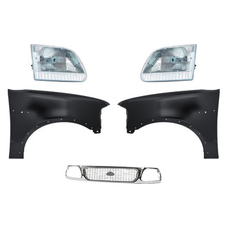 TruParts® - 5-Piece Kit (Driver and Passenger Side Headlights, Grille, Driver and Passenger Side Fenders) (Standard Line)