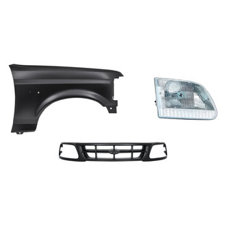 TruParts® - 3-Piece Kit (Passenger Side Headlight, Grille, Front Passenger Side Fender) (Standard Line)
