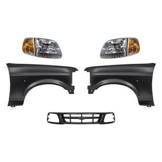 TruParts® - 5-Piece Kit (Driver and Passenger Side Headlights, Grille, Driver and Passenger Side Fenders) (Standard Line)