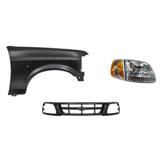 TruParts® - 3-Piece Kit (Passenger Side Headlight, Grille, Front Passenger Side Fender) (Standard Line)