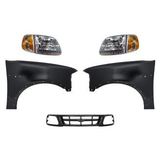 TruParts® - 5-Piece Kit (Driver and Passenger Side Headlights, Grille, Driver and Passenger Side Fenders) (Standard Line)
