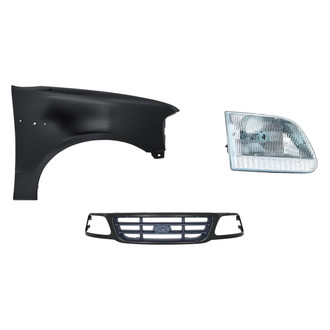 TruParts® - 3-Piece Kit (Passenger Side Headlight, Grille, Front Passenger Side Fender) (Standard Line)