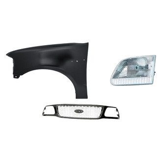 TruParts® - 3-Piece Kit (Driver Side Headlight, Grille, Front Driver Side Fender) (Standard Line)