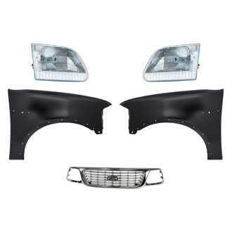 TruParts® - 5-Piece Kit (Driver and Passenger Side Headlights, Grille, Driver and Passenger Side Fenders) (Standard Line)