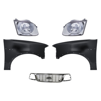 TruParts® - 5-Piece Kit (Driver and Passenger Side Headlights, Grille, Driver and Passenger Side Fenders) (Standard Line)