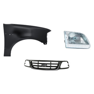 TruParts® - 3-Piece Kit (Passenger Side Headlight, Grille, Front Passenger Side Fender) (Standard Line)